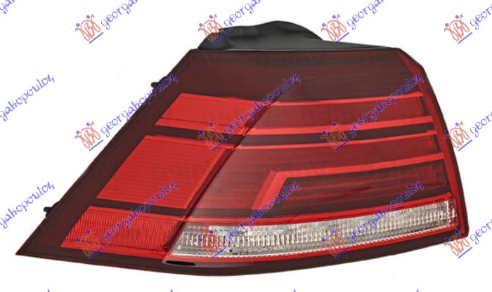 STOP LAMPA SPOLJASNJA (LED) (TYC) VW GOLF 7 2016-2019 (BQ)