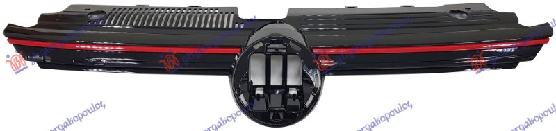 PVC MASKA (CRVENA LAJSNA) (GTI) VW GOLF 8 2019-2024 (CD1/DA1)