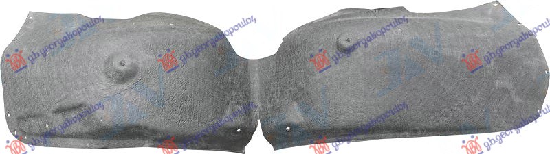 ZADNJE POTKRILO PLASTICNO TESLA MODEL S 2012- (5YJS)