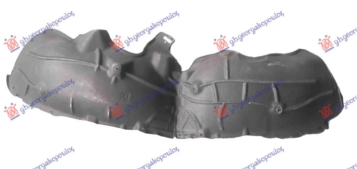 ZADNJE POTKRILO PLASTICNO TESLA MODEL Y 2020-2024 (5YJY)